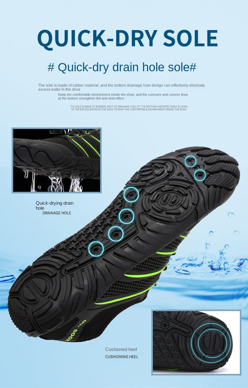 Lightweight Quick-Dry Beach Shoes with Drainage - Betatton - water shoes