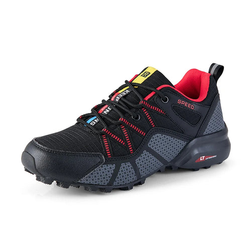 Hand-stitched Non-slip Leather Walking Shoes - Betatton - hiking shoes