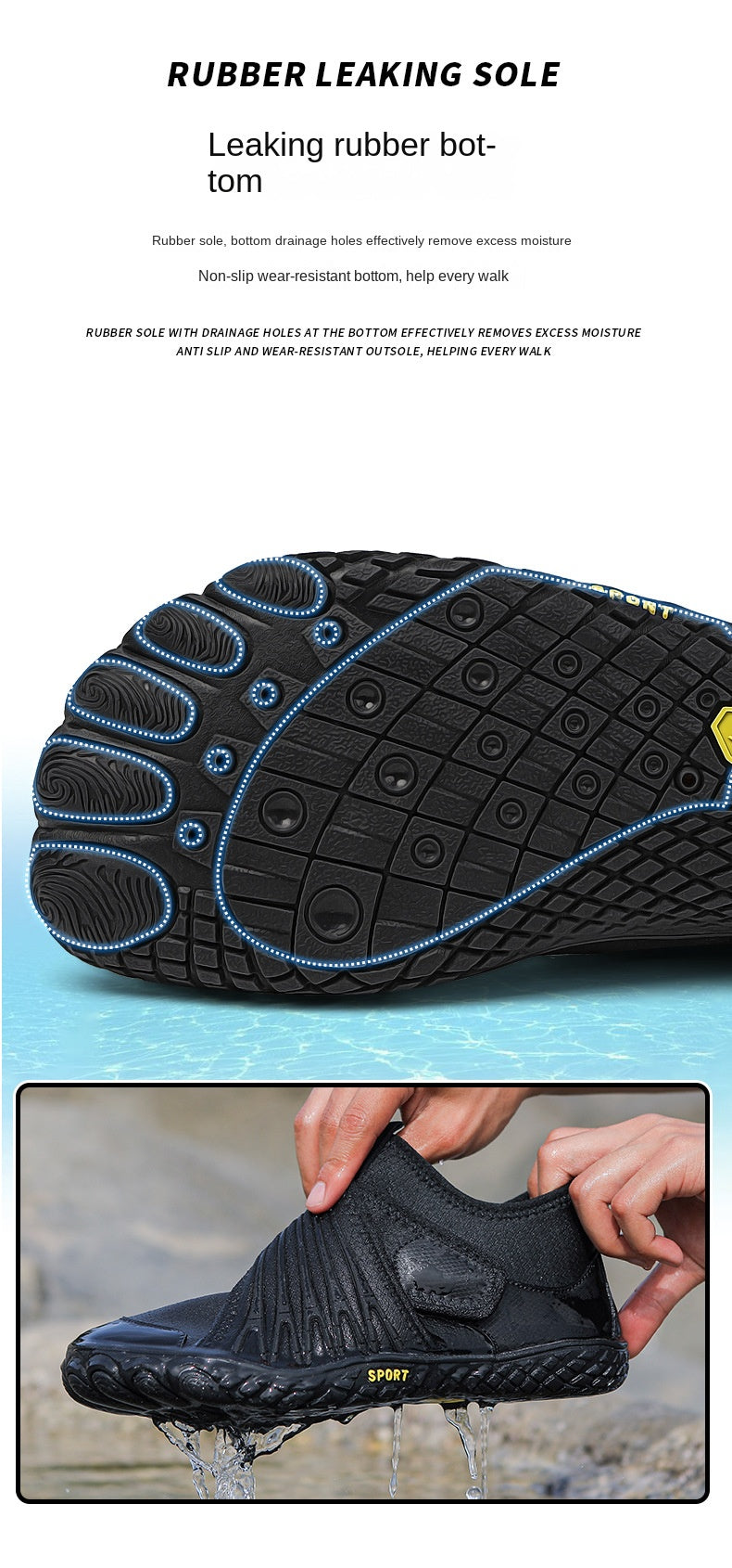 Comfortable Breathable Water Shoes for Men and Women - Betatton - water shoes