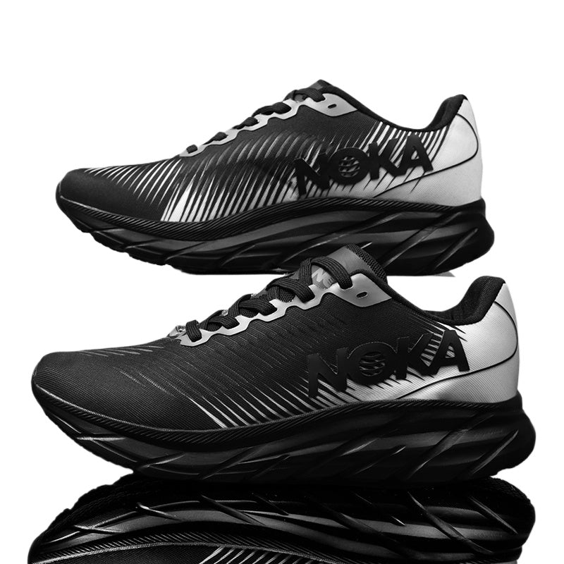 Men's Running Shoes with Carbon Plate and Cushioning, Mesh Comfort Tennis Sneakers - Betatton - running shoes