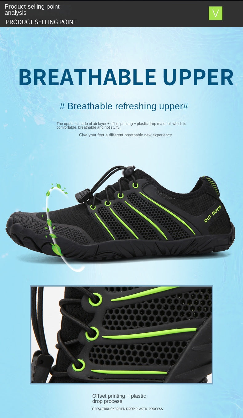 Lightweight Quick-Dry Beach Shoes with Drainage - Betatton - water shoes
