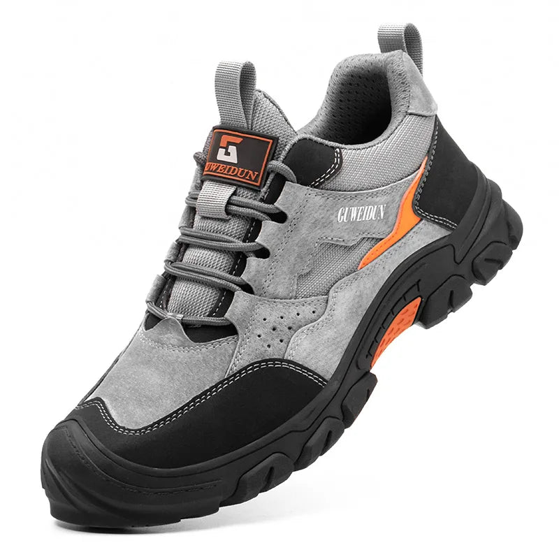 Fashion Men's Steel Toe Safety Shoes, Indestructible - Betatton - safety shoes