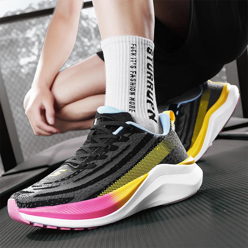 Marathon Air Cushion Men's Running Shoes, Lightweight and Breathable Athletic Sneakers - Betatton - running shoes