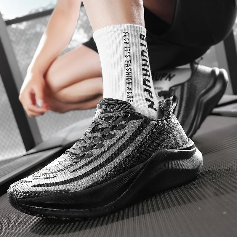 Marathon Air Cushion Men's Running Shoes, Lightweight and Breathable Athletic Sneakers - Betatton - running shoes