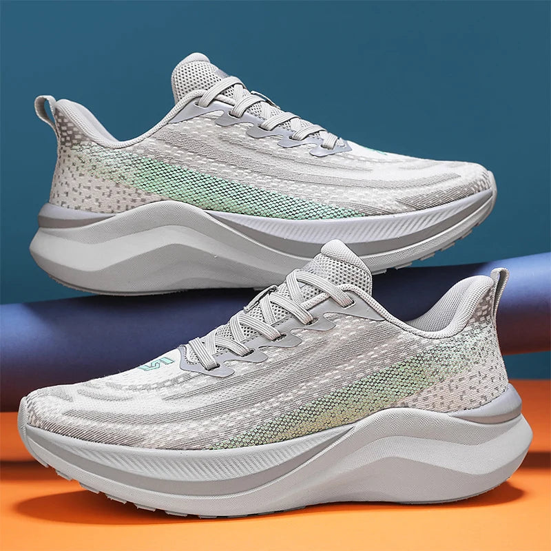 Marathon Air Cushion Men's Running Shoes, Lightweight and Breathable Athletic Sneakers - Betatton - running shoes