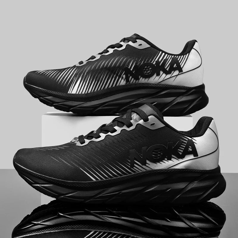 Men's Running Shoes with Carbon Plate and Cushioning, Mesh Comfort Tennis Sneakers - Betatton - running shoes