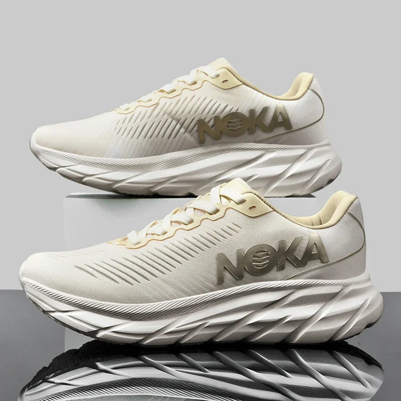 Men's Running Shoes with Carbon Plate and Cushioning, Mesh Comfort Tennis Sneakers - Betatton - running shoes