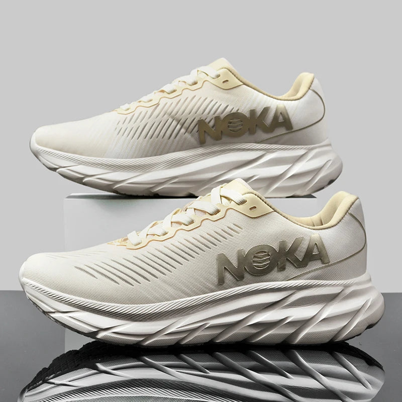 Men's Running Shoes with Carbon Plate and Cushioning, Mesh Comfort Tennis Sneakers - Betatton - running shoes
