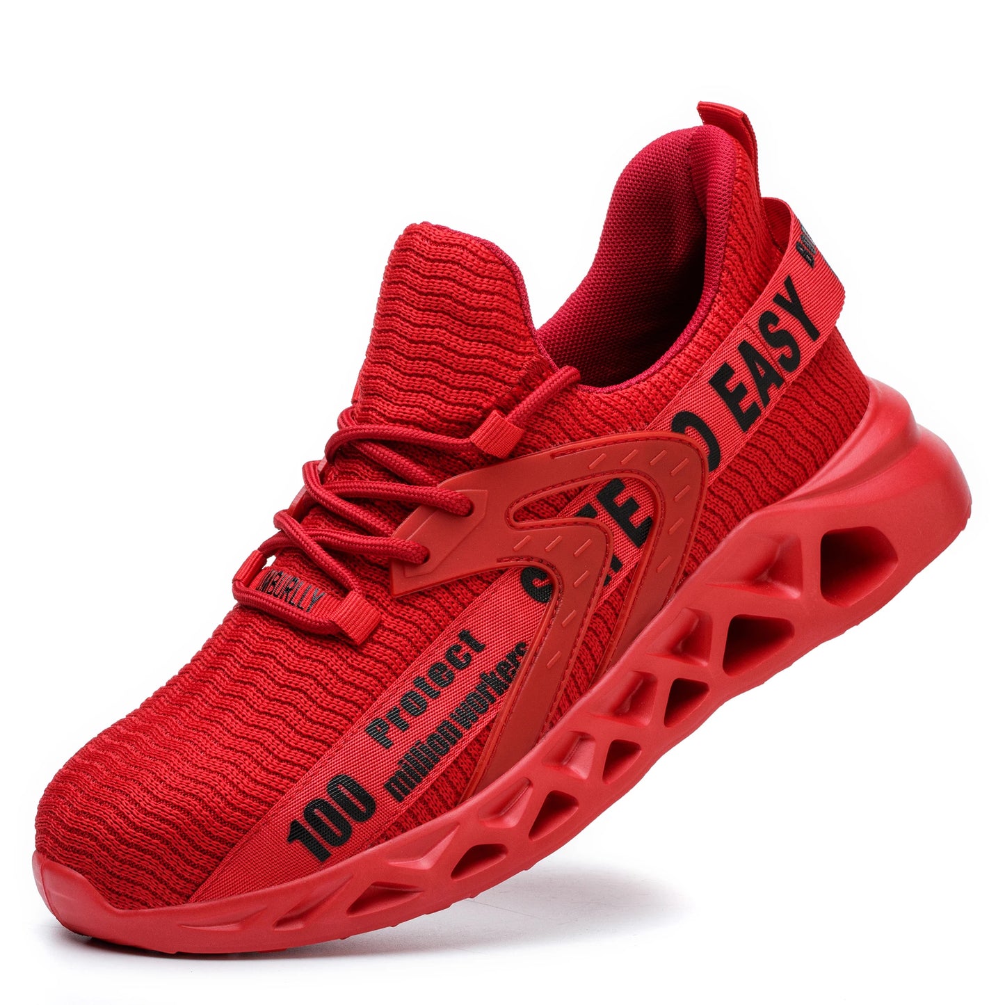 Men's Lightweight Steel Toe Safety Shoes, Breathable - Betatton - safety shoes