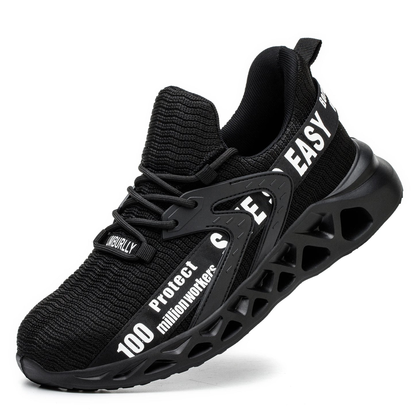 Men's Lightweight Steel Toe Safety Shoes, Breathable - Betatton - safety shoes