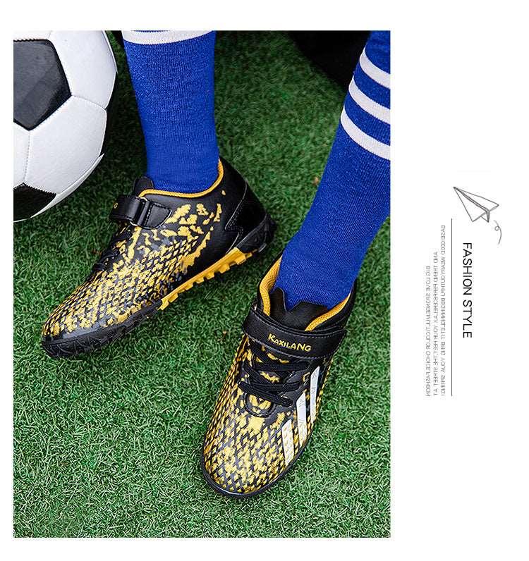 Boys' Soccer Shoes, Magic Tape, Turf Training Shoes, Outdoor Sports - Betatton - football shoes