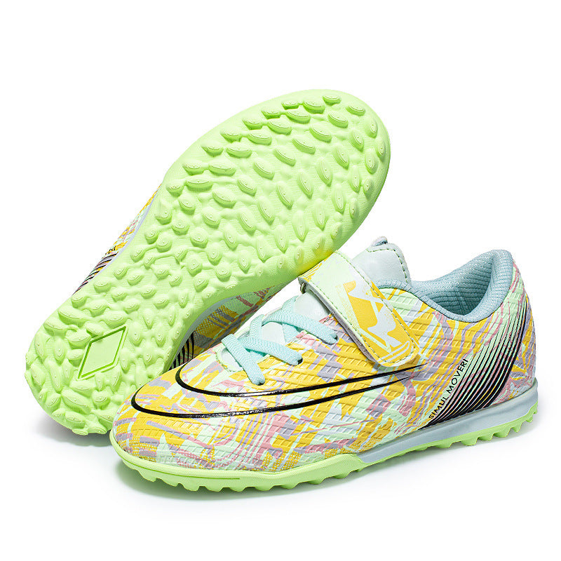 Children's Soccer Shoes, Magic Tape, TF Studs, Youth Training - Betatton - football shoes