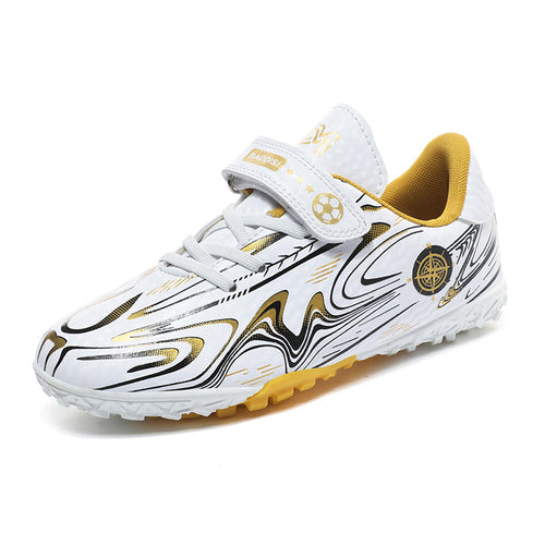 Youth Boys' Soccer Shoes, TF Studs, Magic Tape, Grass Training - Betatton - football shoes