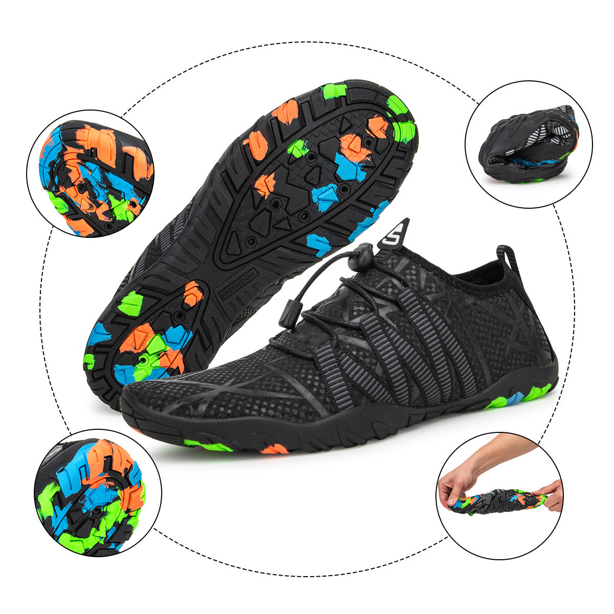 Durable Water Shoes with Toe Protection - Betatton - water shoes