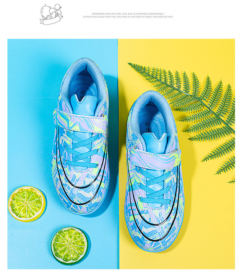 Children's Soccer Shoes, Magic Tape, TF Studs, Youth Training - Betatton - football shoes