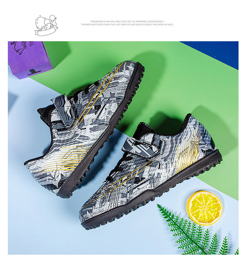 Children's Soccer Shoes, Magic Tape, TF Studs, Youth Training - Betatton - football shoes