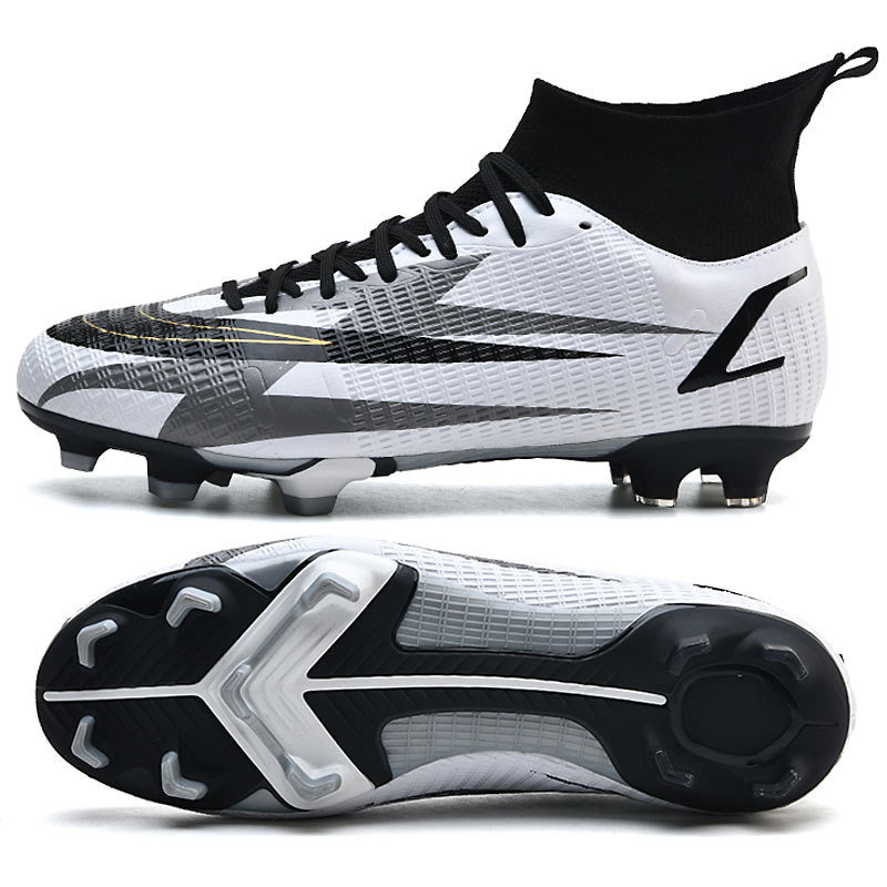 Adult and Kids' Non-Slip High-Top Soccer Cleats for Training - Betatton - football shoes