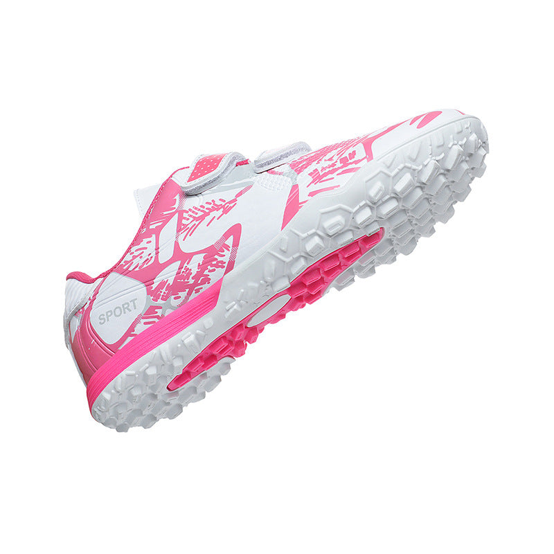 Kids' Soccer Shoes, TF and FG Studs, Magic Tape - Betatton - football shoes