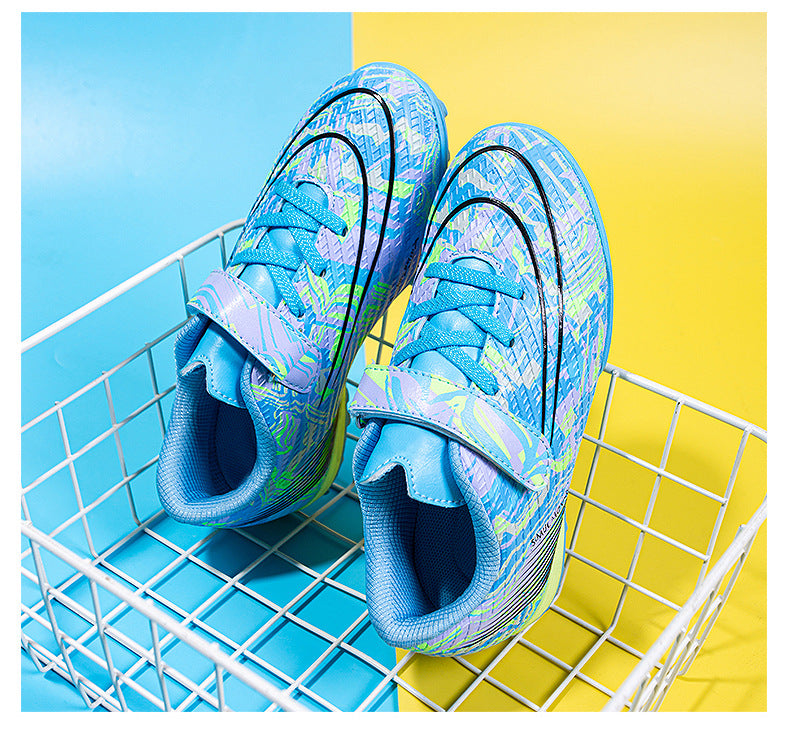Children's Soccer Shoes, Magic Tape, TF Studs, Youth Training - Betatton - football shoes