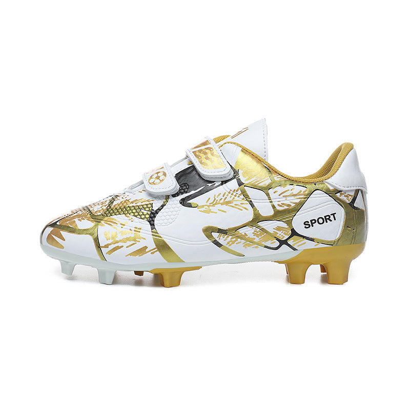 Kids' Soccer Shoes, TF and FG Studs, Magic Tape - Betatton - football shoes