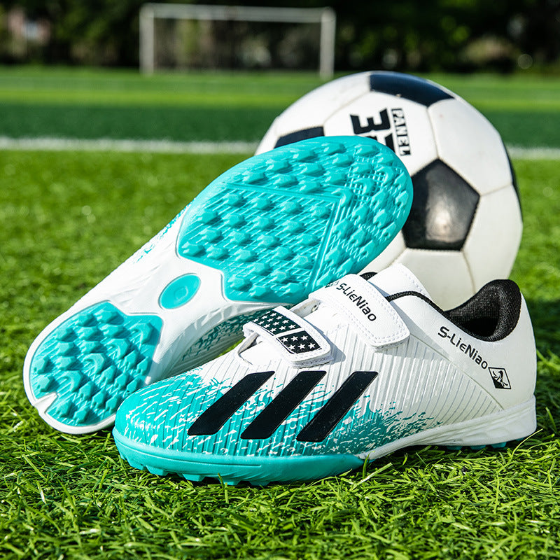 Kids' Soccer Shoes, Magic Tape, Short Studs, Boys and Girls - Betatton - football shoes