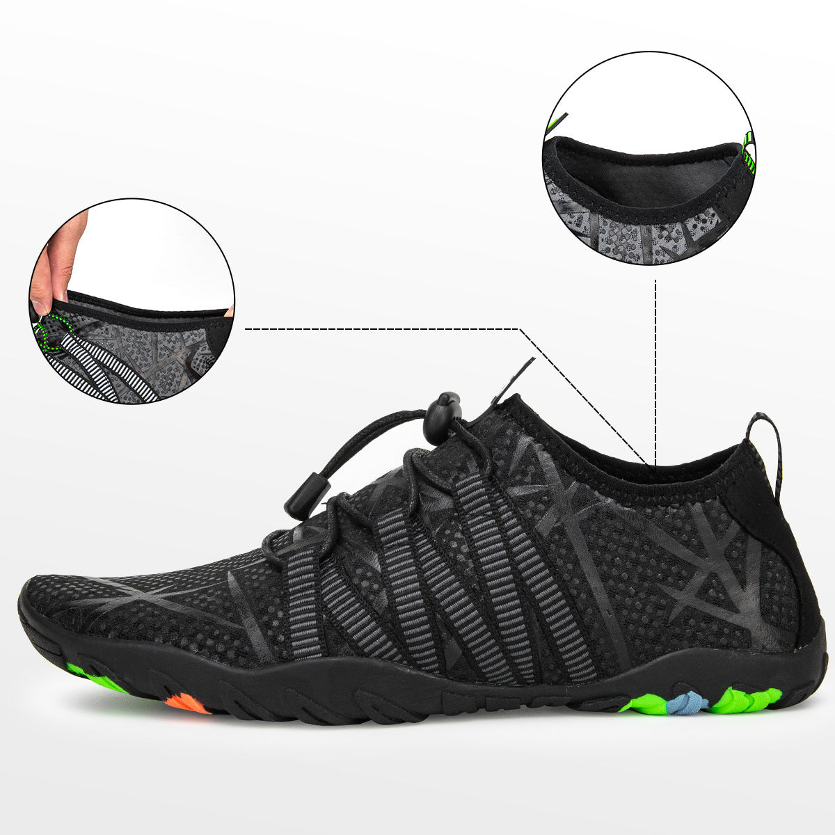 Durable Water Shoes with Toe Protection - Betatton - water shoes