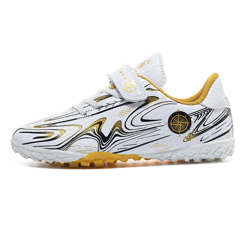 Youth Boys' Soccer Shoes, TF Studs, Magic Tape, Grass Training - Betatton - football shoes