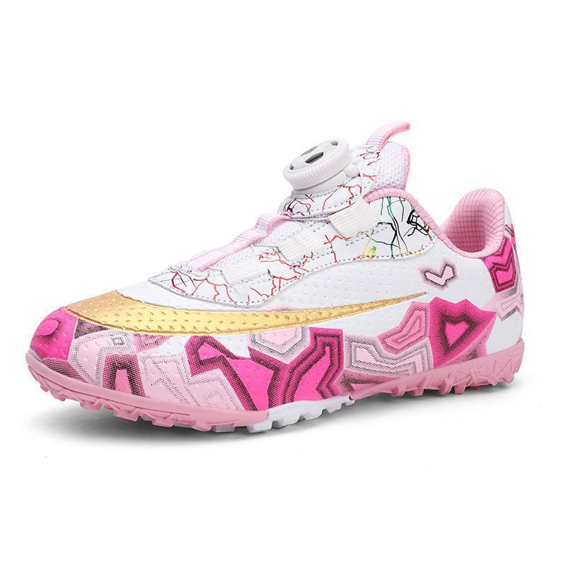 Kids' Soccer Shoes, Rotating Button, Magic Tape, TF Studs - Betatton - football shoes