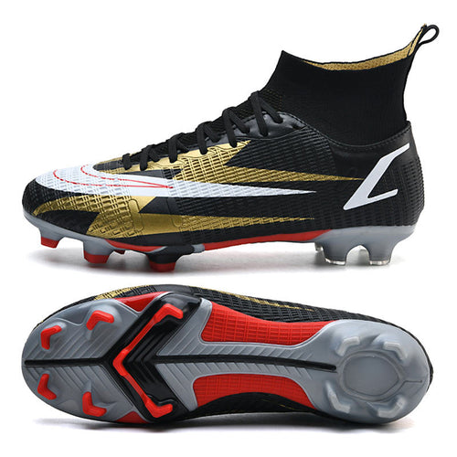 Adult and Kids' Non-Slip High-Top Soccer Cleats for Training - Betatton - football shoes