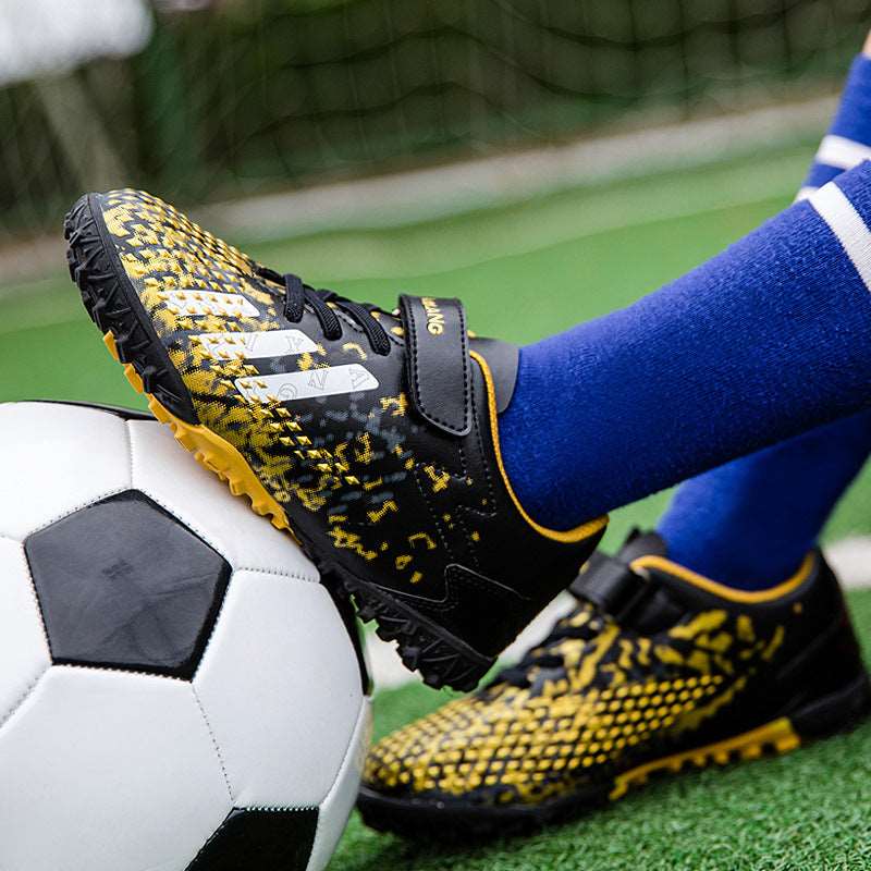 Boys' Soccer Shoes, Magic Tape, Turf Training Shoes, Outdoor Sports - Betatton - football shoes
