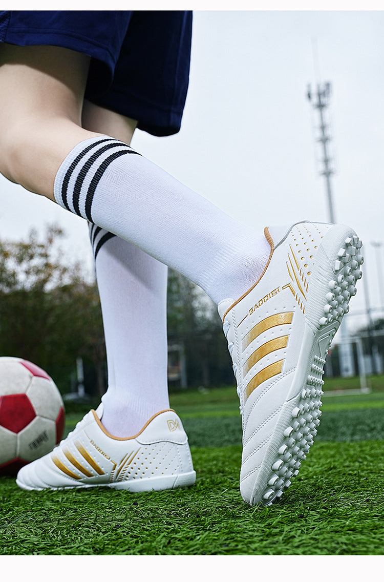 Kids' Low-Top Soccer Cleats, Training - Betatton - football shoes