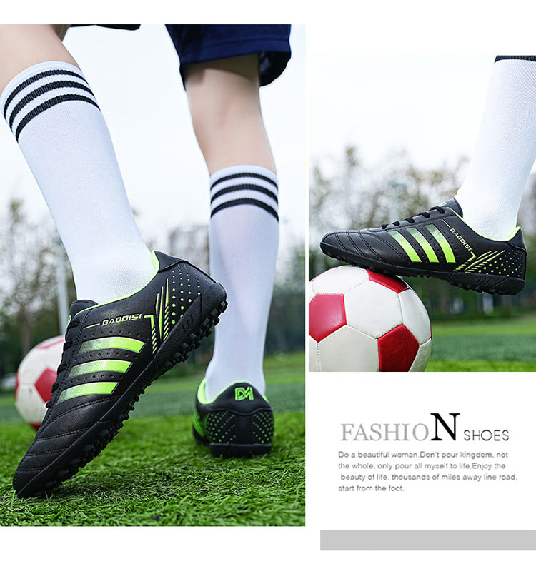 Kids' Low-Top Soccer Cleats, Training - Betatton - football shoes