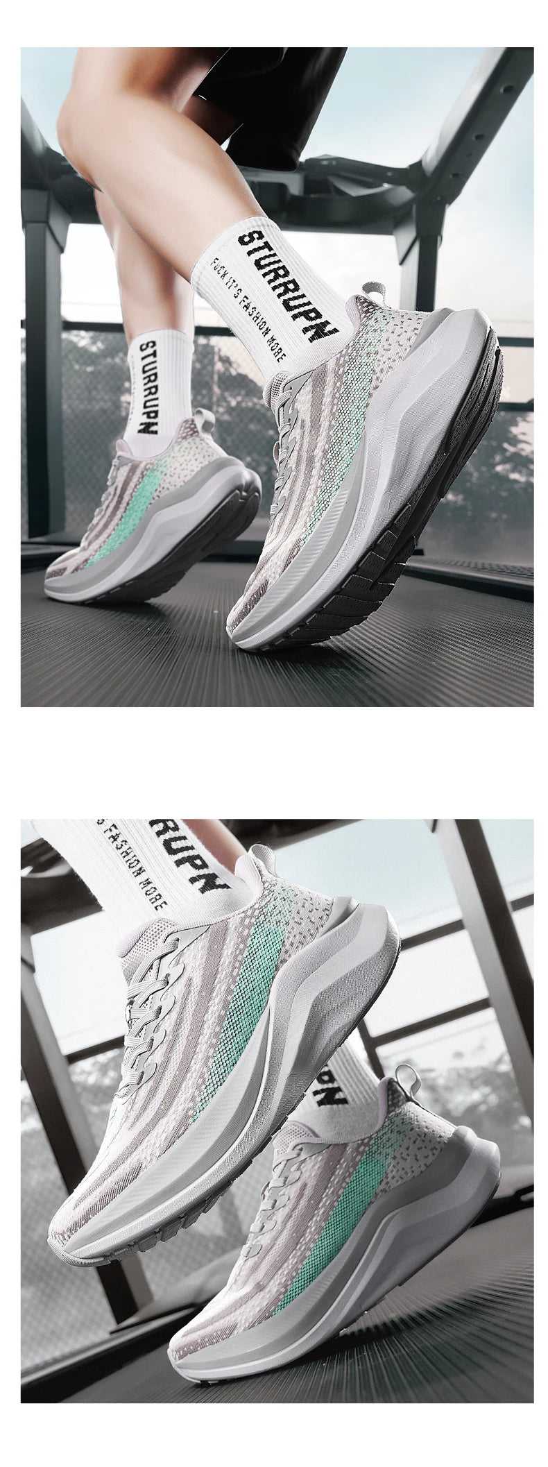 Marathon Air Cushion Men's Running Shoes, Lightweight and Breathable Athletic Sneakers - Betatton - running shoes