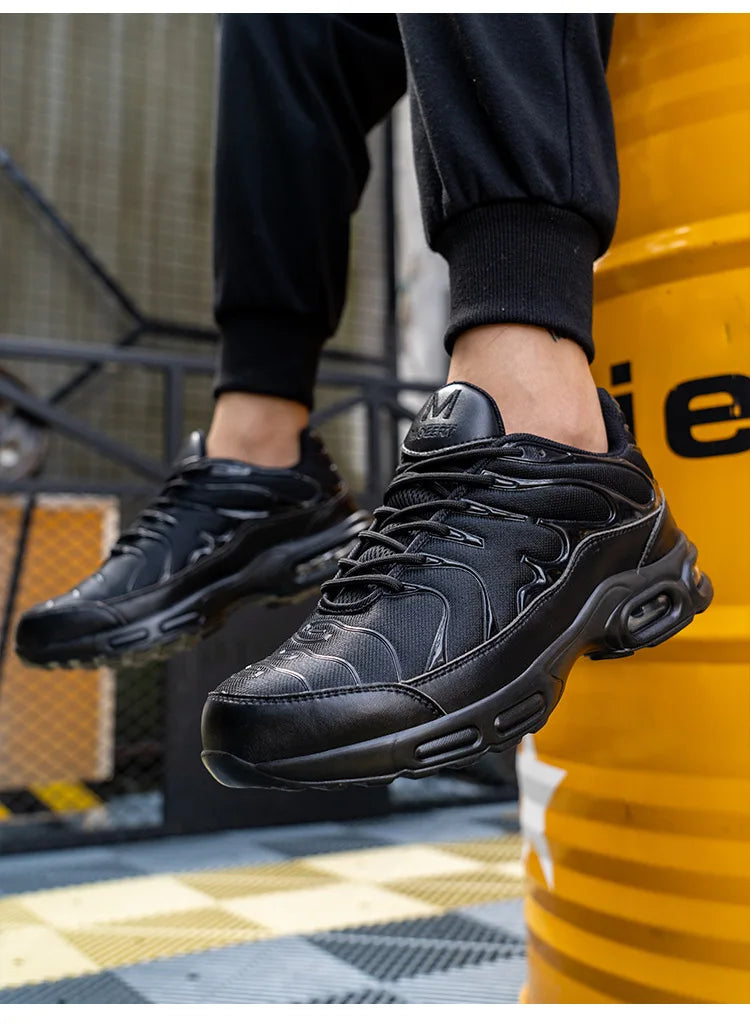 Men's Steel Toe Safety Shoes, Lightweight, Indestructible - Betatton - safety shoes