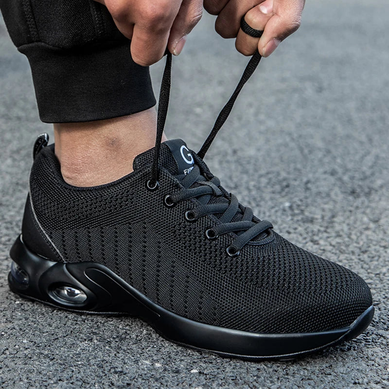 Summer Steel Toe Safety Shoes, Air Cushion, Breathable, Anti-puncture - Betatton - safety shoes