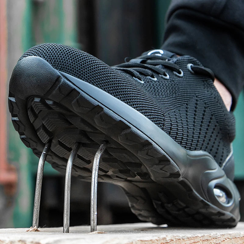 Summer Steel Toe Safety Shoes, Air Cushion, Breathable, Anti-puncture - Betatton - safety shoes