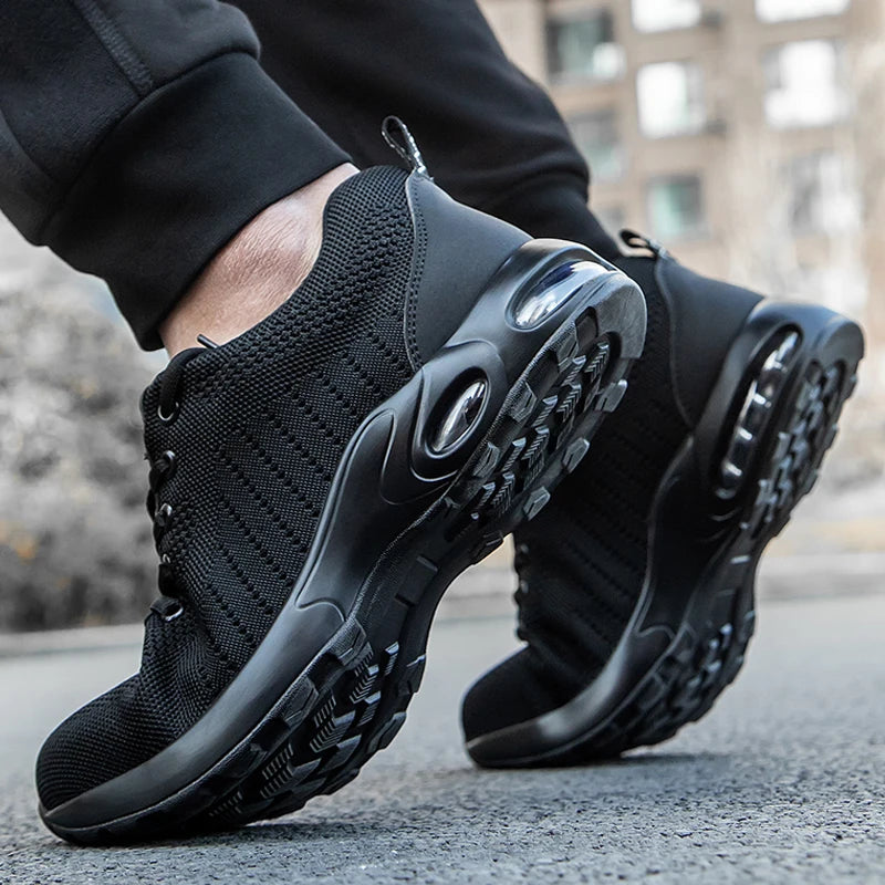 Summer Steel Toe Safety Shoes, Air Cushion, Breathable, Anti-puncture - Betatton - safety shoes