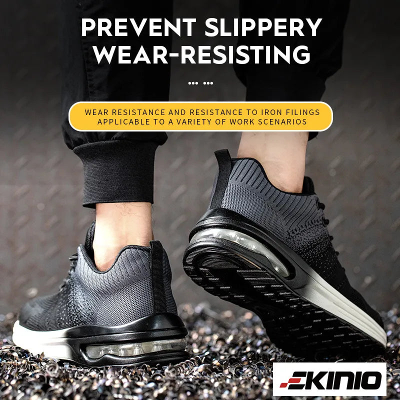 Steel Toe Safety Shoes, Air Cushion, Breathable, Anti-puncture - Betatton - safety shoes