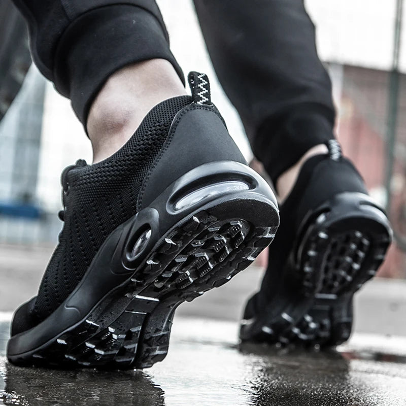 Summer Steel Toe Safety Shoes, Air Cushion, Breathable, Anti-puncture - Betatton - safety shoes