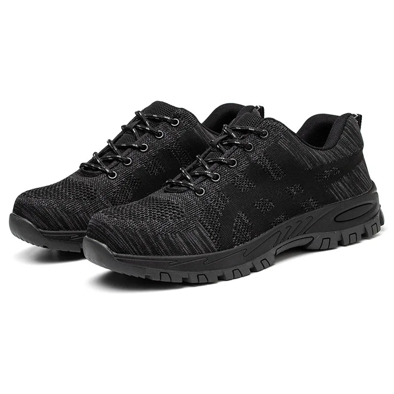 Men's Fashion Steel Toe Safety Shoes, Indestructible - Betatton - safety shoes