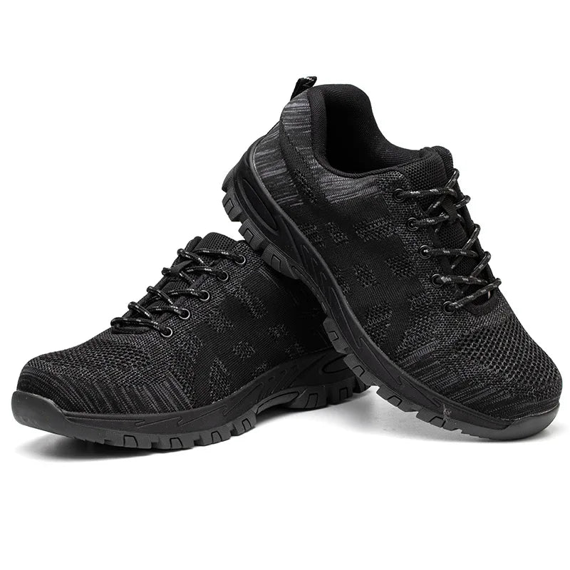 Men's Fashion Steel Toe Safety Shoes, Indestructible - Betatton - safety shoes