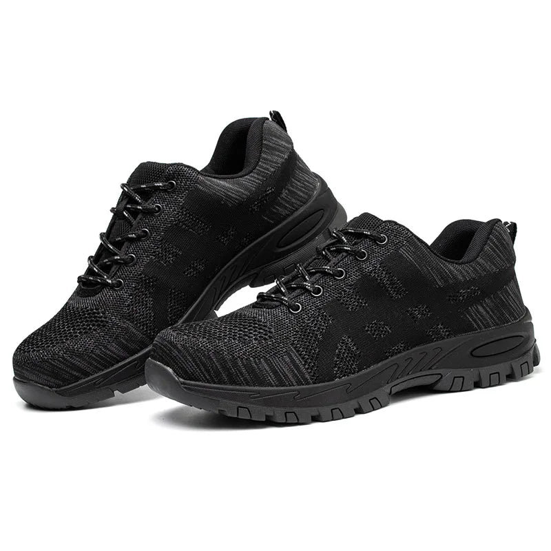 Men's Fashion Steel Toe Safety Shoes, Indestructible - Betatton - safety shoes