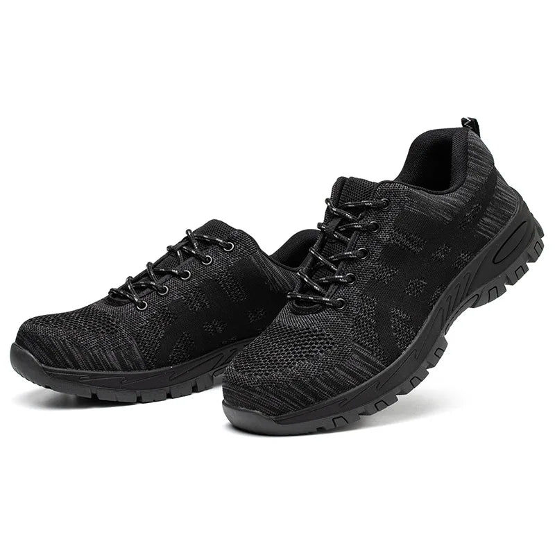 Men's Fashion Steel Toe Safety Shoes, Indestructible - Betatton - safety shoes