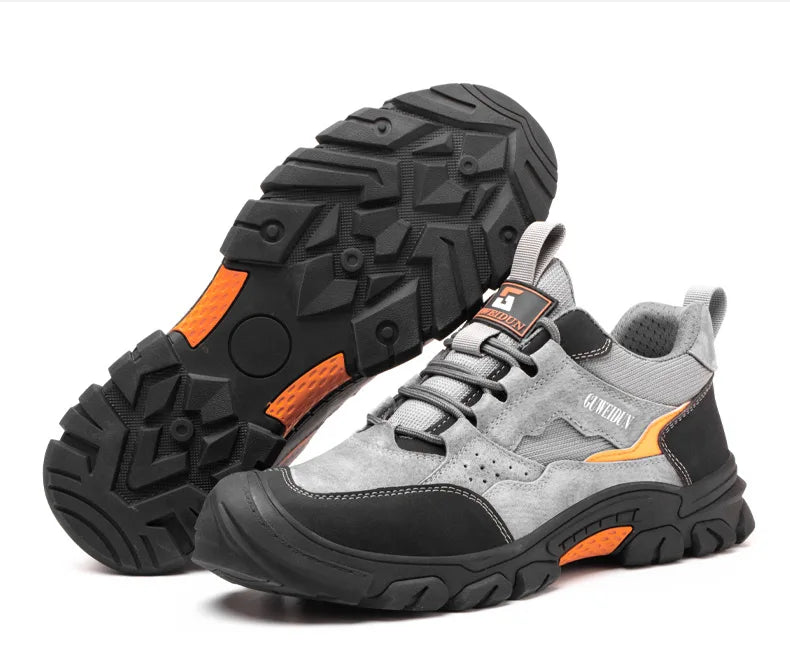 Fashion Men's Steel Toe Safety Shoes, Indestructible - Betatton - safety shoes