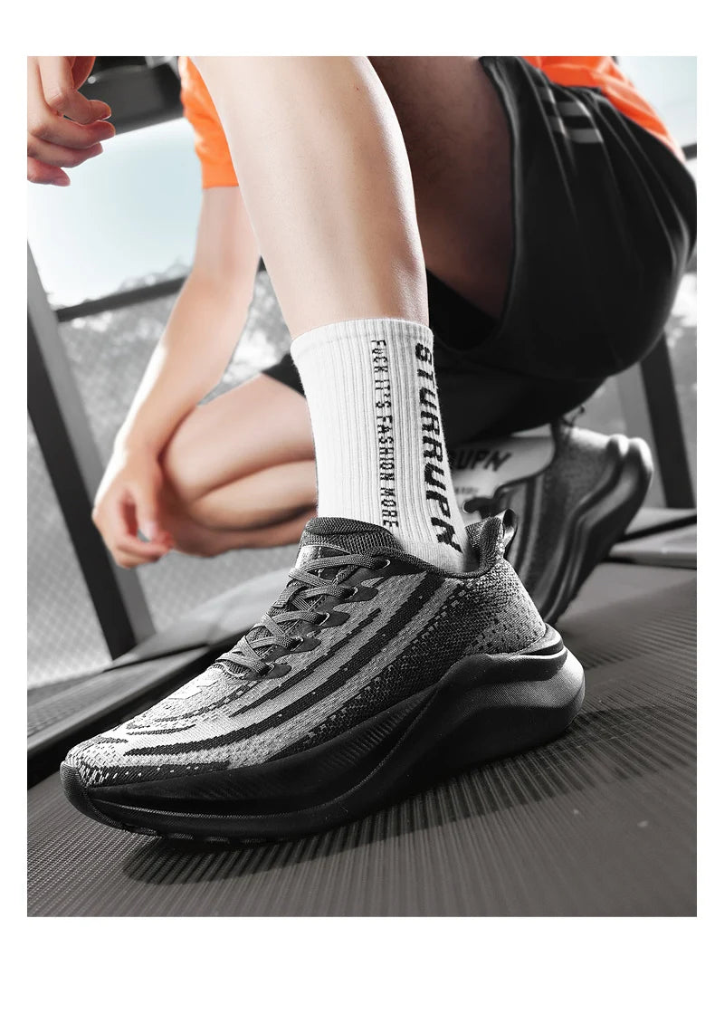 Marathon Air Cushion Men's Running Shoes, Lightweight and Breathable Athletic Sneakers - Betatton - running shoes