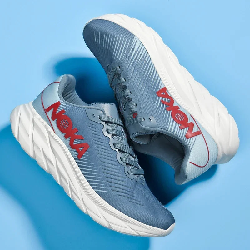 Men's Running Shoes with Carbon Plate and Cushioning, Mesh Comfort Tennis Sneakers - Betatton - running shoes