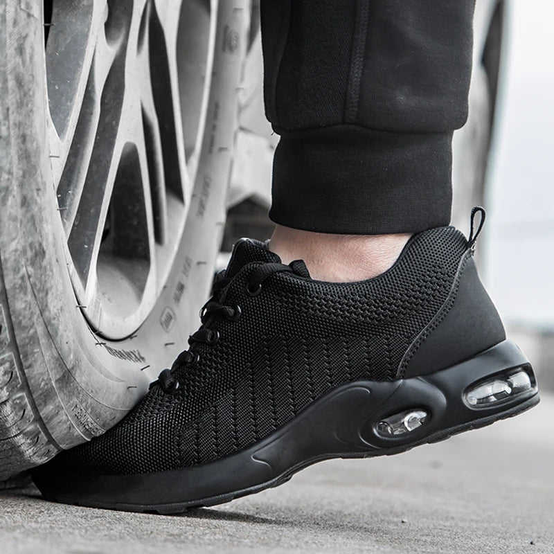 Summer Steel Toe Safety Shoes, Air Cushion, Breathable, Anti-puncture - Betatton - safety shoes