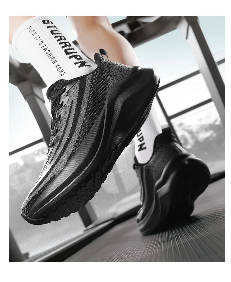 Marathon Air Cushion Men's Running Shoes, Lightweight and Breathable Athletic Sneakers - Betatton - running shoes
