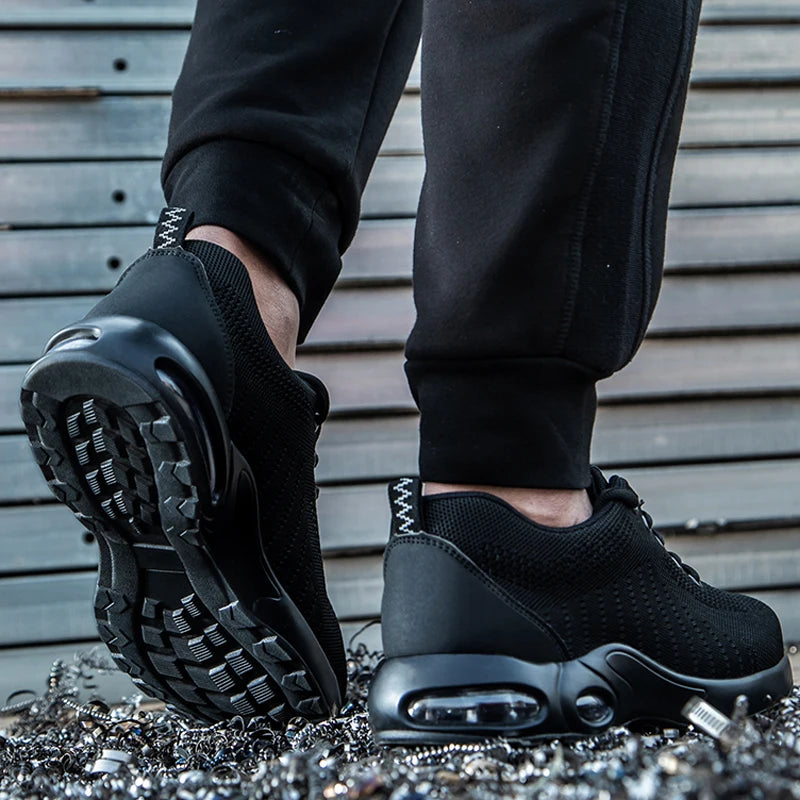 Summer Steel Toe Safety Shoes, Air Cushion, Breathable, Anti-puncture - Betatton - safety shoes