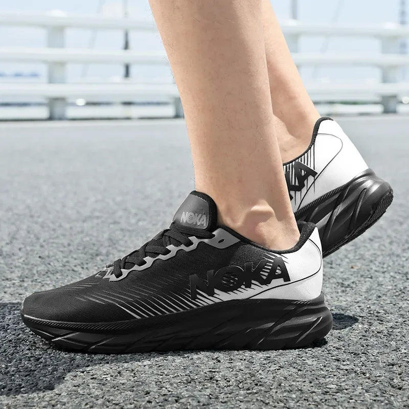 Men's Running Shoes with Carbon Plate and Cushioning, Mesh Comfort Tennis Sneakers - Betatton - running shoes